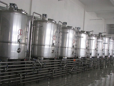 Vertical Three Layer Cooling Heating Mixing Tank